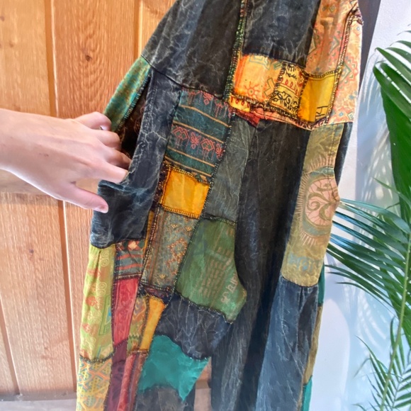 Patchwork overalls NWOT - Picture 2 of 5